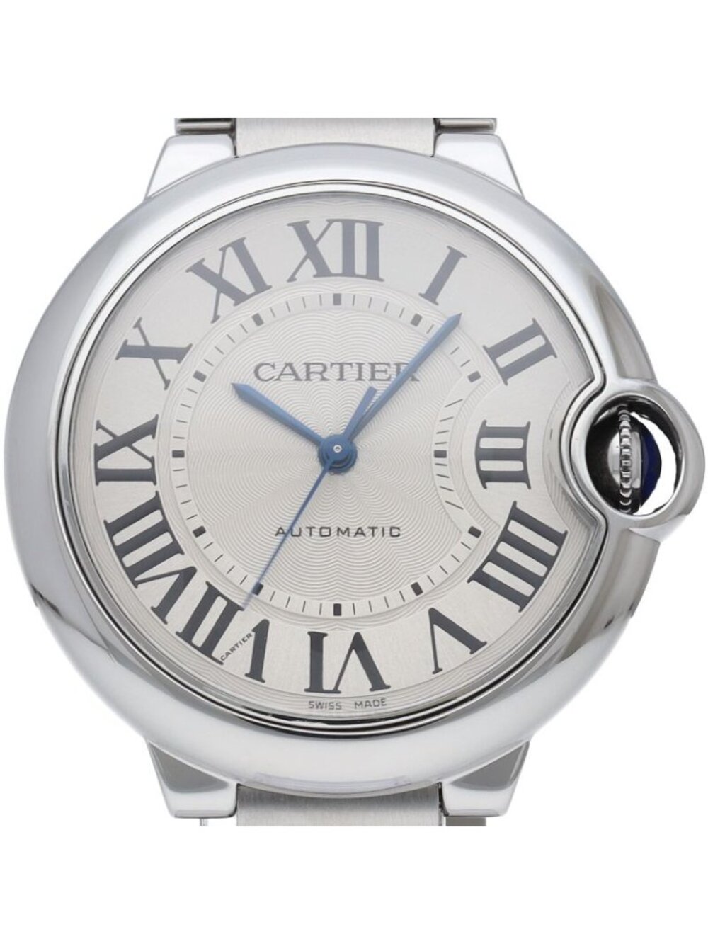 Cartier Ballon Bleu MM Watch 36 Auto SS Silver